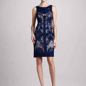 Sue Wong black lace cocktail dress Size 8